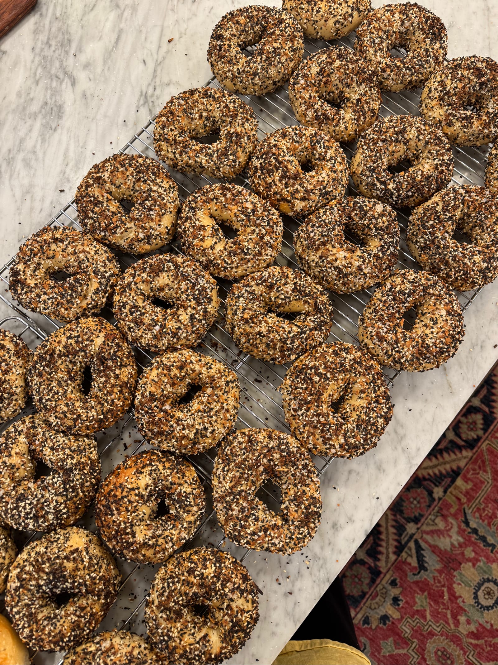 Fresh bagels