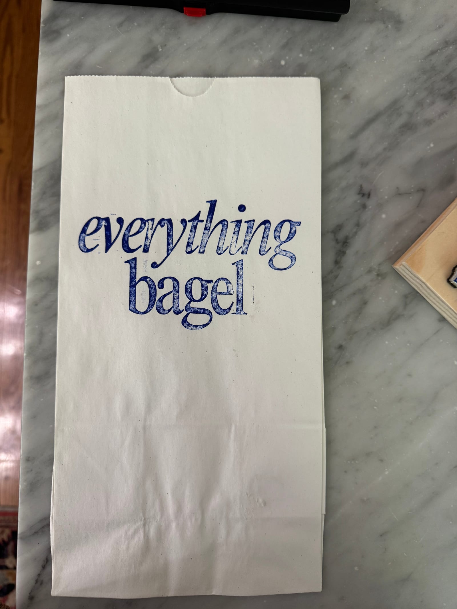 Fresh bagels